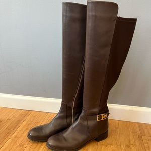 Michael Kors leather riding boots